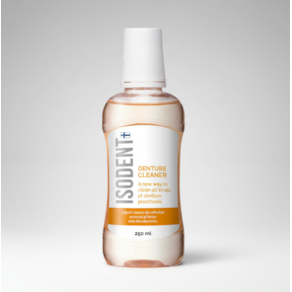 Isodent Denture Cleaner Líquido Concentrado Limpeza Próteses 250ml